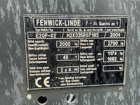 2004 linde e20p-02 vorkheftruck defect - afbeelding 21 van  28
