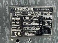 2004 linde e20p-02 vorkheftruck defect - afbeelding 10 van  17