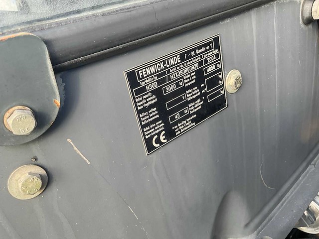 2004 linde h 30 d vorkheftruck - afbeelding 3 van  14