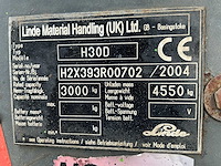 2004 linde h30d vorkheftruck defect - afbeelding 20 van  27