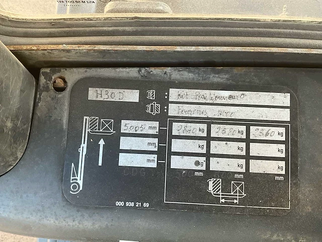 2004 linde h30d vorkheftruck - afbeelding 7 van  19