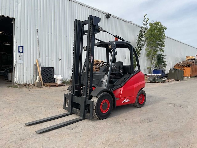 2004 linde h50d vorkheftruck - afbeelding 1 van  10