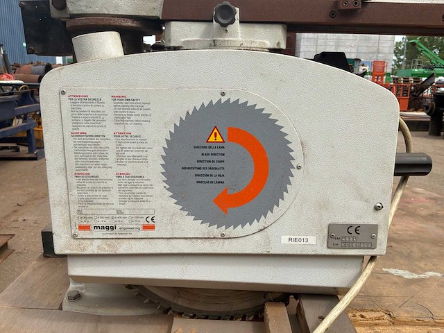 2004 maggi junior 640 radiaalafkortzaagmachine - afbeelding 7 van  9