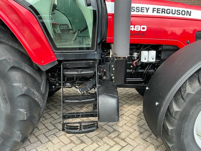 2004 massey ferguson 6480 vierwielaangedreven landbouwtractor - afbeelding 7 van  17