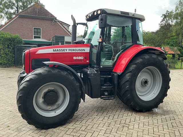 2004 massey ferguson 6480 vierwielaangedreven landbouwtractor - afbeelding 3 van  17