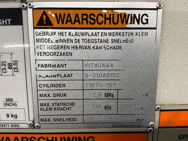 2004 mazak quick turn 250 1000l cnc-draaibank - afbeelding 17 van  19