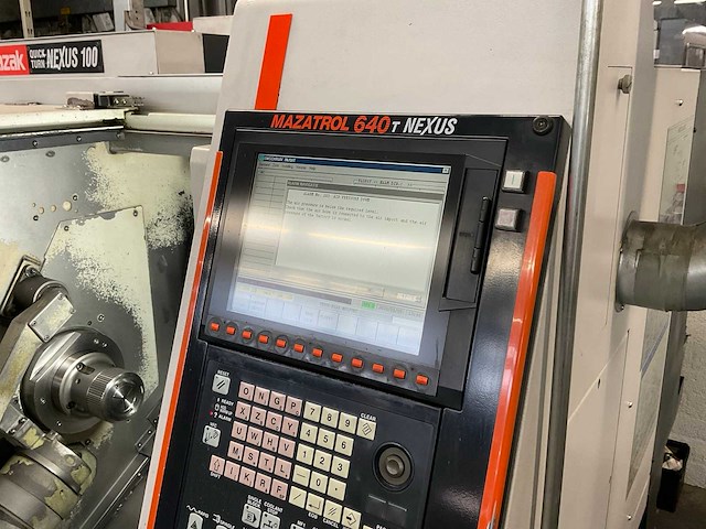 2004 mazak quick turn nexus 100 cnc-draaibank - afbeelding 8 van  20