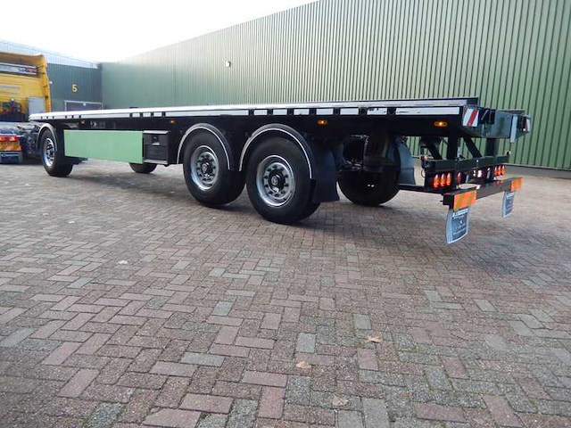 2004 meiller a24el5.8 aanhangwagen ten behoeve van vuilcontainertransport - afbeelding 1 van  7