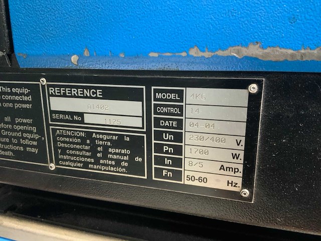 2004 melton a1402 hotmelt lijmmachine (2x) - afbeelding 5 van  7