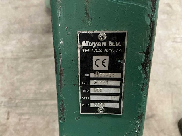 2004 muyen va120 glaslift driehoekswagen - afbeelding 11 van  12