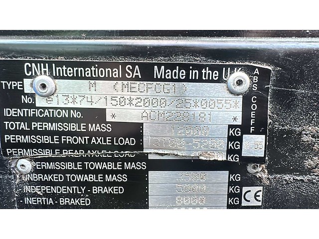 2004 new holland t/m 175 vierwielaangedreven landbouwtractor - afbeelding 4 van  12