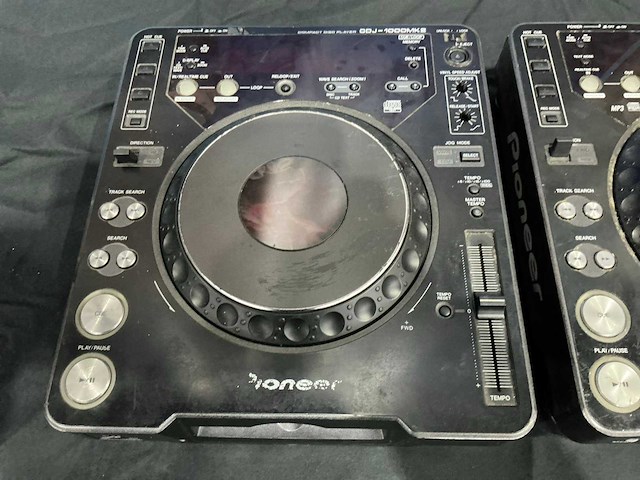 2004 pioneer cdj-1000mke digitale mengtafel (2x) - afbeelding 1 van  6