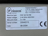 2004 prinzen psp 30/150 rb eieren inpakmachine - afbeelding 19 van  27