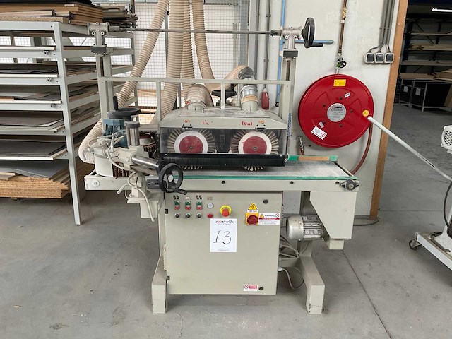 2004 quickwood cd2-300/4 borstel-/profielschuurmachine - afbeelding 1 van  6