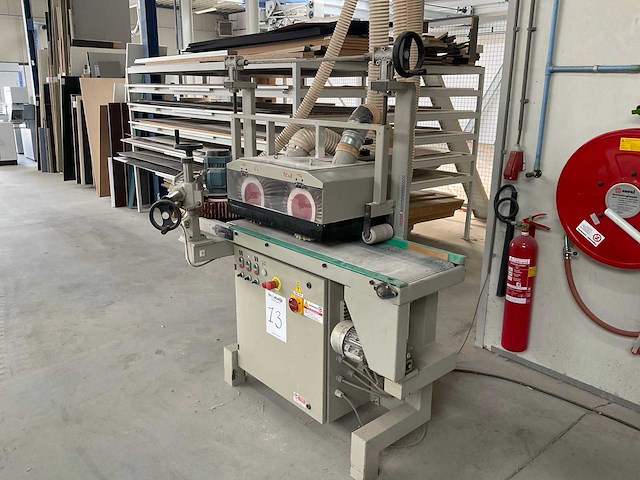 2004 quickwood cd2-300/4 borstel-/profielschuurmachine - afbeelding 2 van  6