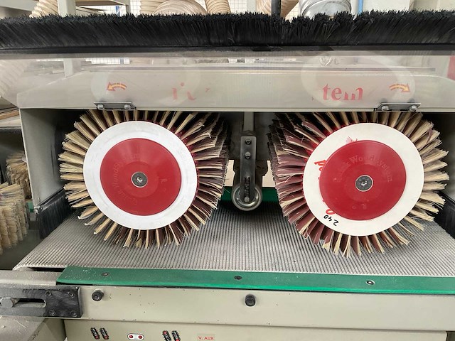 2004 quickwood cd2-300/4 borstel-/profielschuurmachine - afbeelding 4 van  6