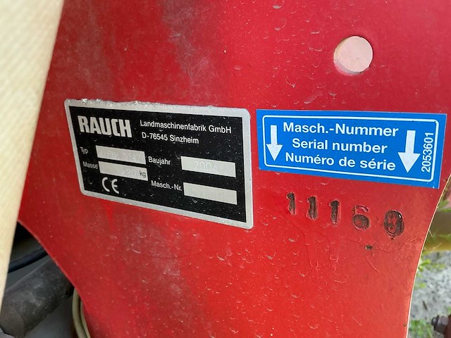 2004 rauch alpha 1142w kunstmeststrooier 2.400 liter - afbeelding 6 van  13