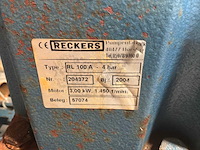 2004 reckers pumpenfabrik rl 100 a lage druk gas transporteur - afbeelding 5 van  5