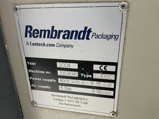 2004 rembrandt packaging c-1000 dozenopzetter (c) - afbeelding 7 van  7