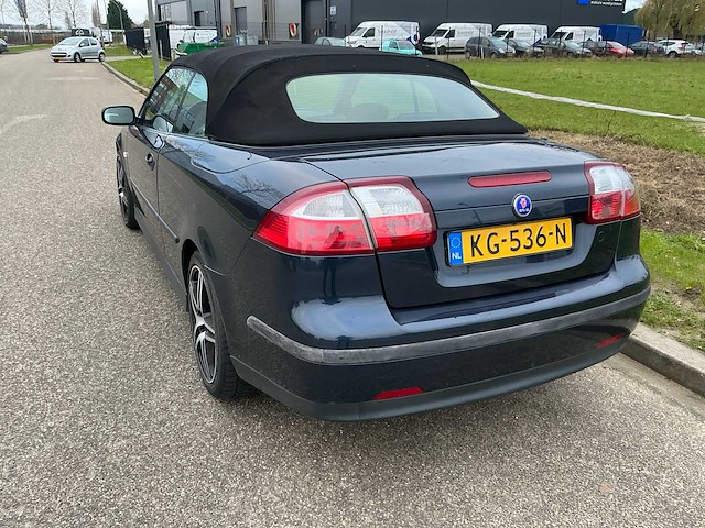 2004 saab 9-3 cabrio 1.8t vector personenauto - afbeelding 22 van  27