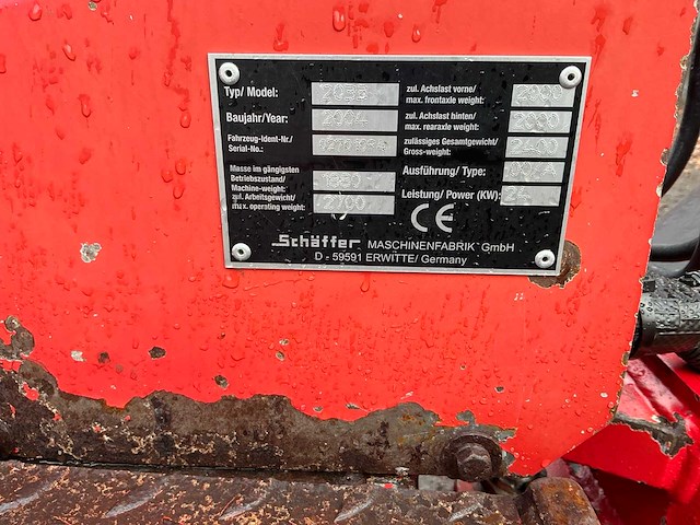 2004 schaffer 2033 shovel - afbeelding 26 van  32