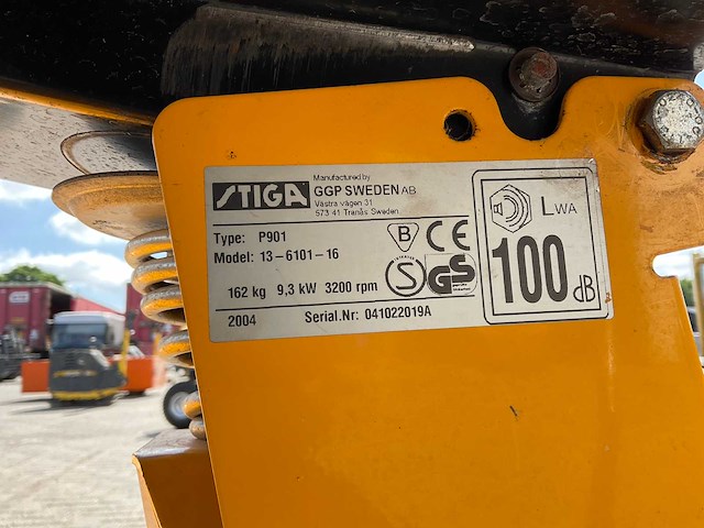 2004 stiga park compact p901 zitmaaier - afbeelding 14 van  14