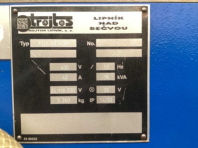 2004 strojtos fgs 50 ncp cnc freesmachine - afbeelding 14 van  21