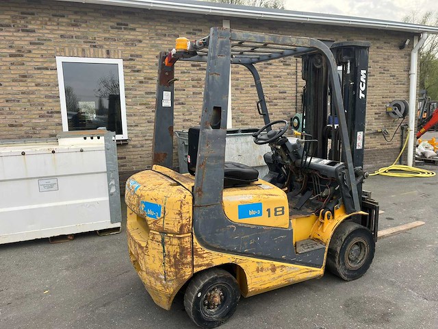2004 tcm fd18t9h vorkheftruck - afbeelding 4 van  8