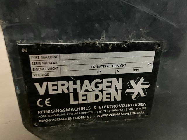 2004 verhagen lion l8000 veegmachine - afbeelding 5 van  13