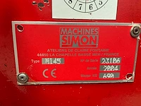 2004simon mi45 cultirateau grondfrees / zaaibedbereider - afbeelding 21 van  28