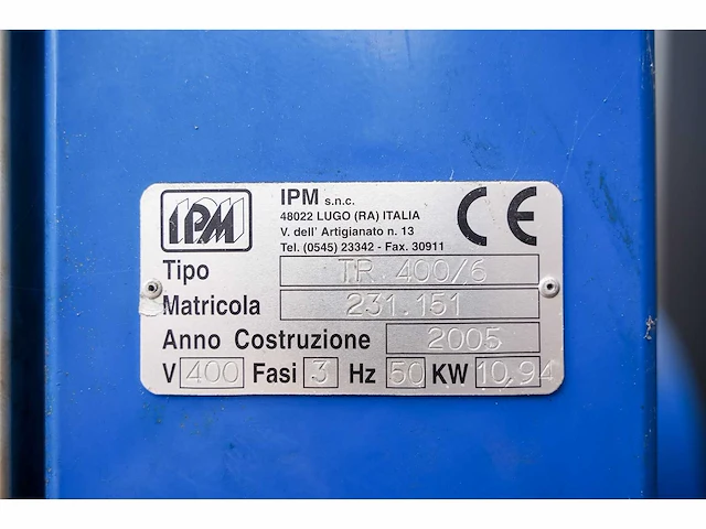 2005 - ipm - tr 400/6 - haul-off for pipe extrusion - afbeelding 1 van  10