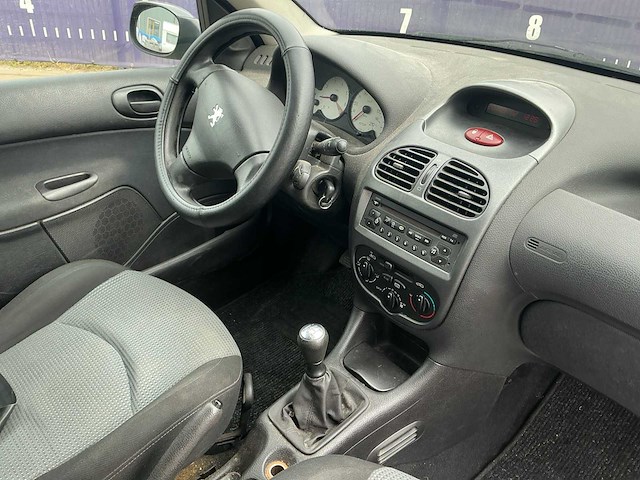 2005 - peugeot - 206 - 1.4 air-line 2 - personenauto - afbeelding 9 van  11