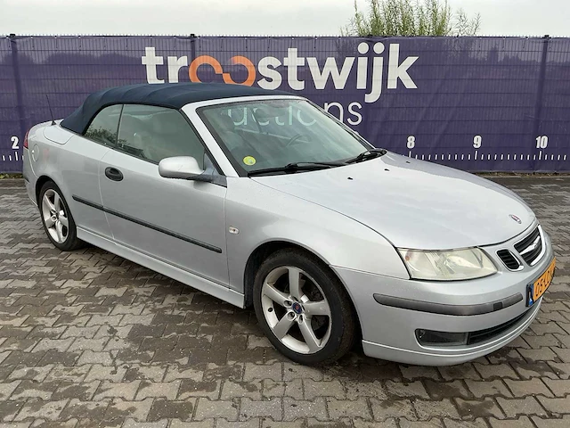 2005 - saab - 9-3 cabrio - 1.8t vector spr. ed. - personenauto - afbeelding 5 van  12