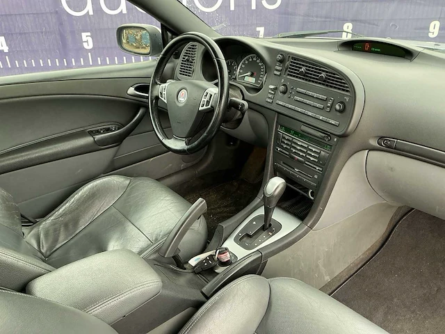 2005 - saab - 9-3 cabrio - 1.8t vector spr. ed. - personenauto - afbeelding 9 van  12