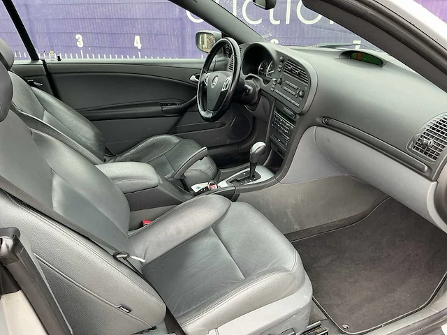 2005 - saab - 9-3 cabrio - 1.8t vector spr. ed. - personenauto - afbeelding 10 van  12
