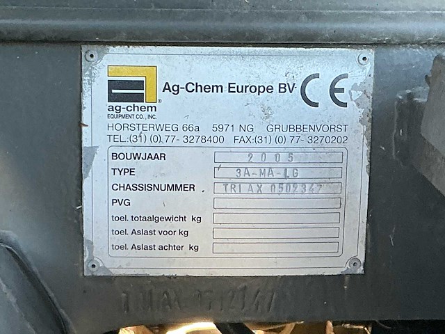 2005 ag-chem 3a-ma-lg mesttank met bemester - afbeelding 13 van  40