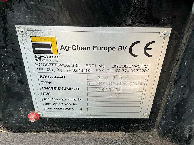 2005 ag-chem terra gator - afbeelding 17 van  32