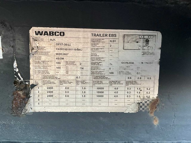 2005 a.j.k. kipper oplegger - afbeelding 2 van  10