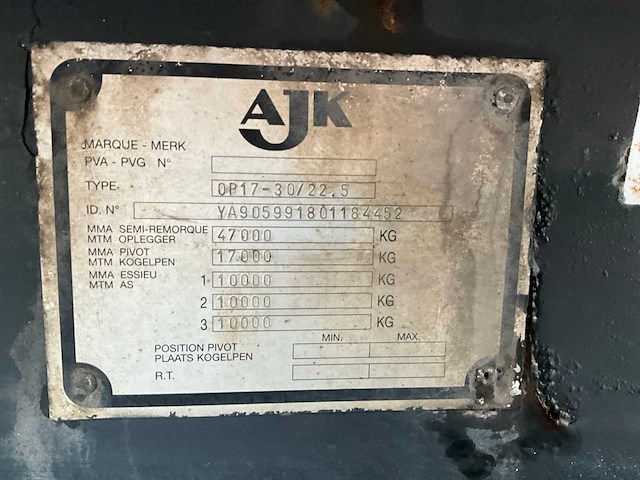 2005 a.j.k. kipper oplegger - afbeelding 10 van  10