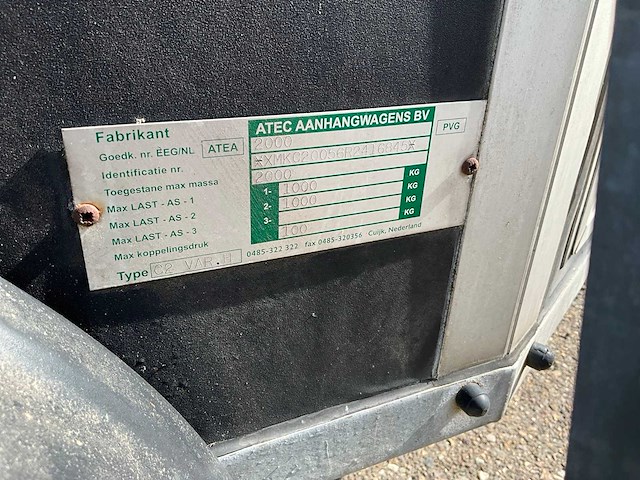 2005 atec c2 royal class paardentrailer wp-hf-71 - afbeelding 12 van  15