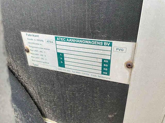 2005 atec starline paardentrailer ws-bl-13 - afbeelding 21 van  23