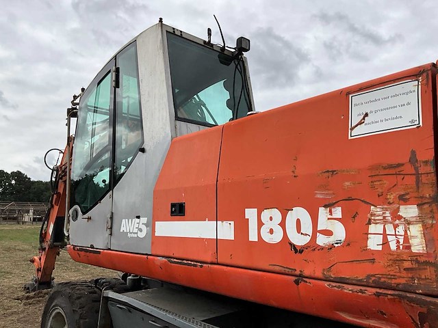 2005 atlas 1805 banden graafmachine - afbeelding 4 van  24