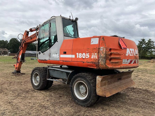 2005 atlas 1805 banden graafmachine - afbeelding 15 van  24