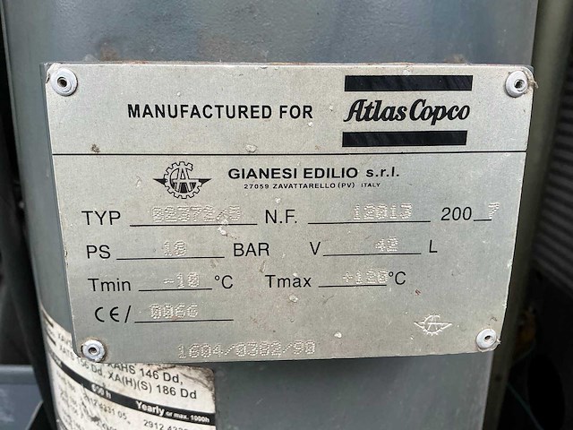 2005 atlas copco 02372/5 mobiele dieselcompressor - afbeelding 14 van  15