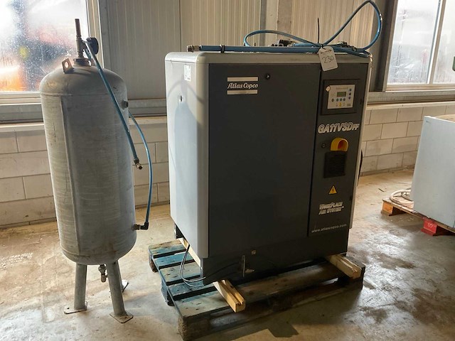 2005 atlas copco ga11vsdff schroefcompressor - afbeelding 4 van  6