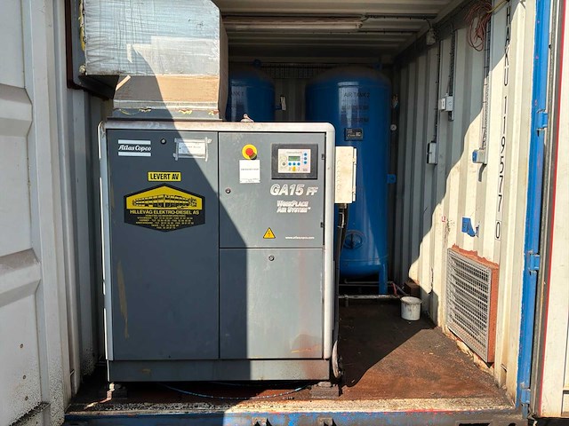 2005 atlas copco ga15 ff luchtcompressor - afbeelding 1 van  11