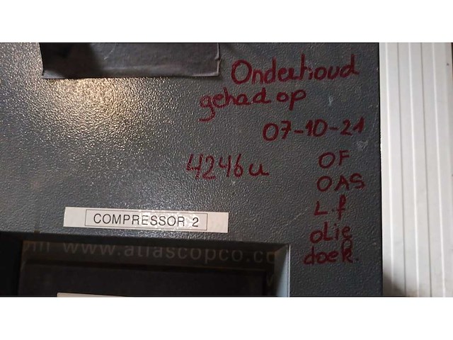 2005 atlas copco ga55+schroefcompressor - afbeelding 4 van  8