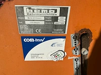 2005 bema 40 classic 1550 stapler hydraulische veegmachine met opvangbak en zijborstel - afbeelding 17 van  22