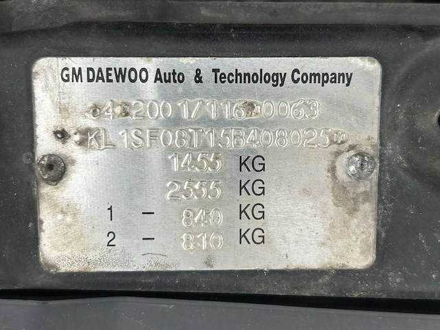 2005 chevrolet kalos personenauto - afbeelding 5 van  14