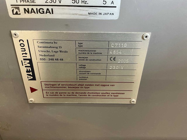 2005 contimeta omsnoermachine - afbeelding 2 van  2